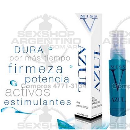 Gel estimulante masculino azul